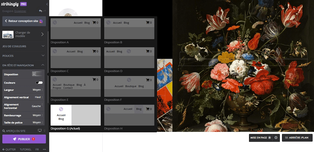 Menu de Navigation Vertical Strikingly Menu de Navigation Vertical Strikingly